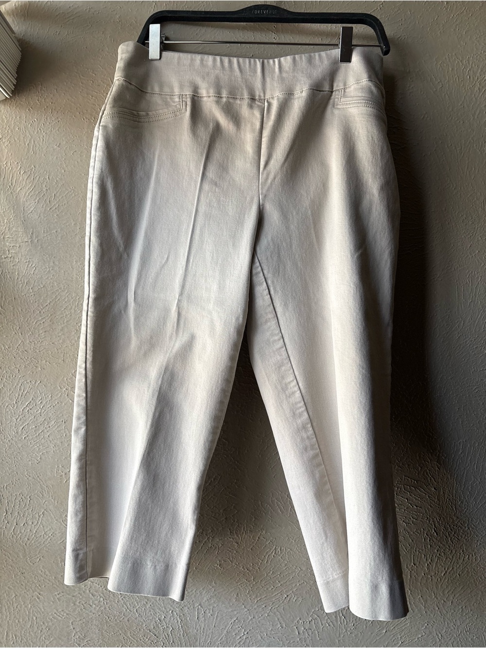 croft & barrow Cream Straight-Leg Ponte Pants